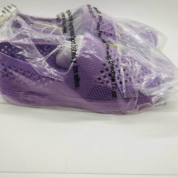 NWT Layer 8 Katie Rubber Comfy Shoes Lavender Sizes 8 - Picture 4 of 6
